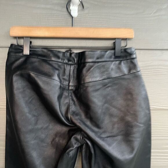 EUC BCBG Max Azria 100% genuine leather pants - Picture 7 of 12
